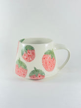 Load image into Gallery viewer, Handmade handpainted strawberry mug