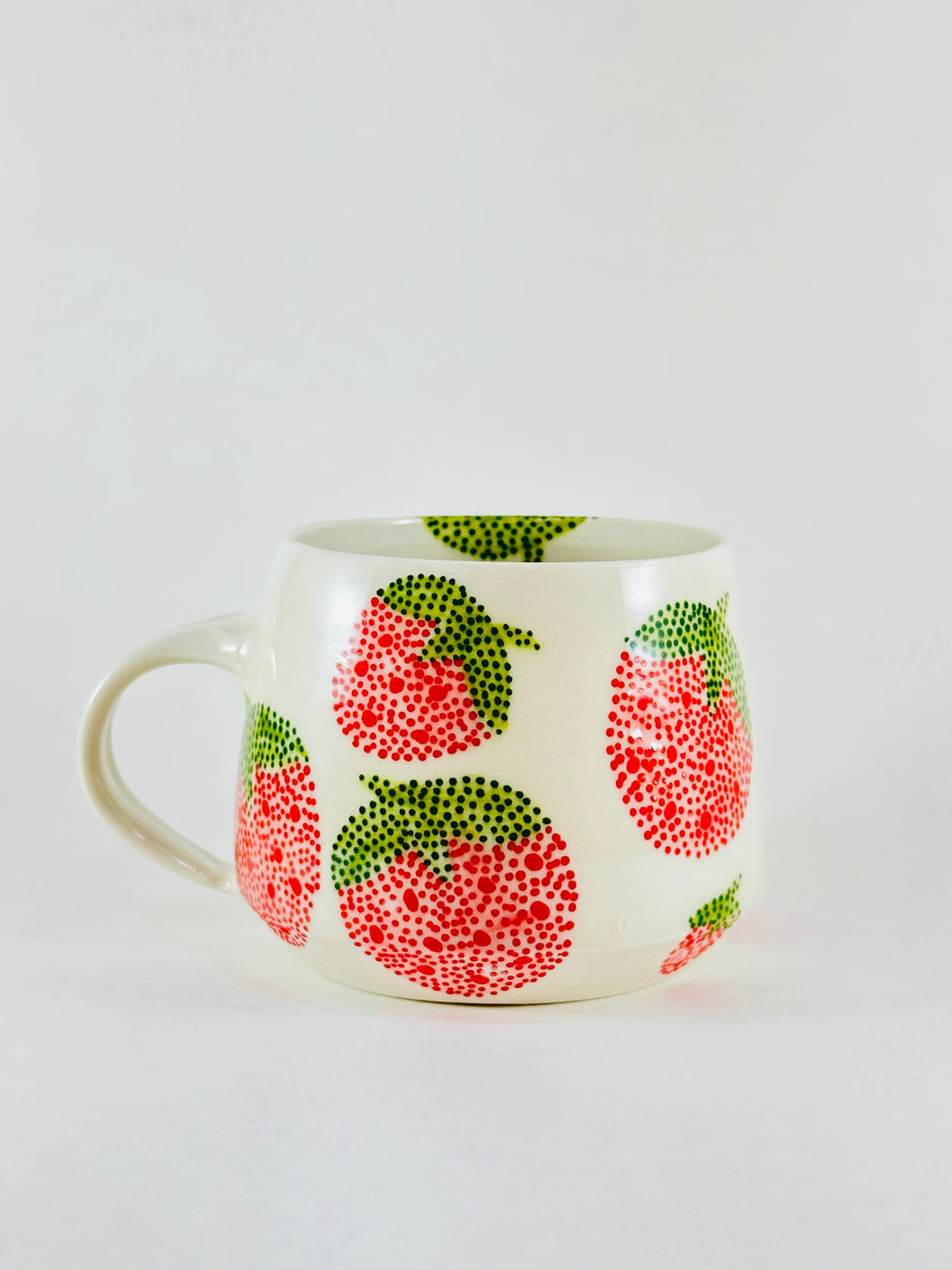 Handmade handpainted ceramic mug