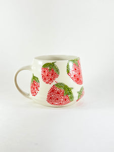 Handmade handpainted ceramic mug