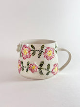 Load image into Gallery viewer, Handmade Handpainted Pink Blossom Ceramic Mug