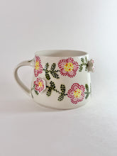 Load image into Gallery viewer, Handmade Handpainted Pink Blossom Ceramic Mug