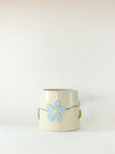 Load image into Gallery viewer, Handmade Handpainted “Beaded” Flower Mug